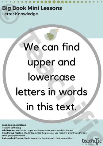Preview image for Mini Lessons: Big Book - Letter Knowledge (Upper and Lower Case) 1