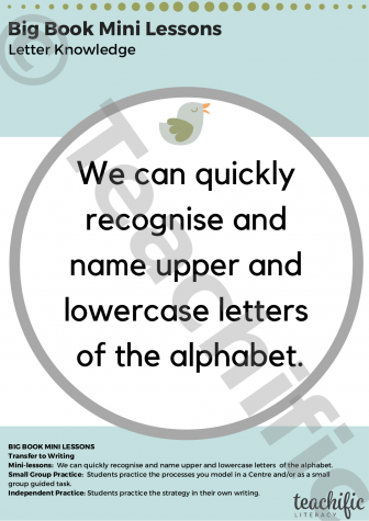Preview image for Mini Lessons: Big Book - Letter Knowledge (Upper and Lower Case) 2