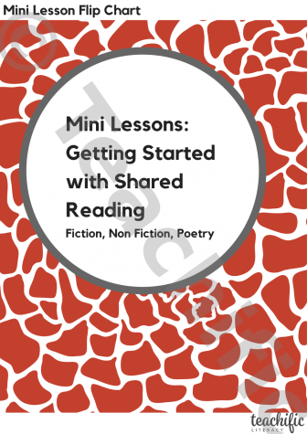 Preview image for Mini Lessons: Shared Reading - Fiction, Non Fiction, Poetry