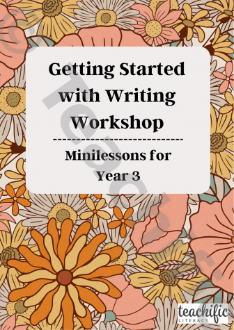 Preview image for Getting Started with the Writing Workshop, Yr 3