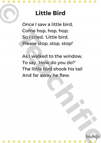 Preview image for Poems: Little Bird, K-3