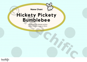 Preview image for Name Games: Hickety Pickety Bumblebee