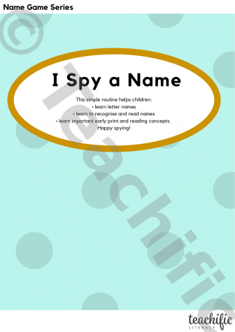 Preview image for Name Games: I Spy a Name