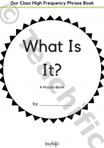 Preview image for High Frequency Phrase Class Book: What Is It?