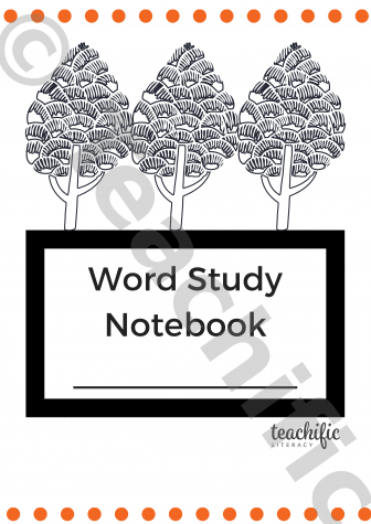 Preview image for Book Cover: Word Study Notebook 3