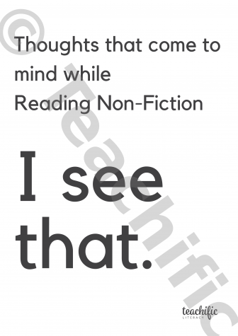 Preview image for Reading Tools: Good Reader Poster - Non Fiction Set
