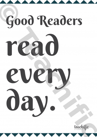 Preview image for Reading Tools: Good Reader Posters - Set 4