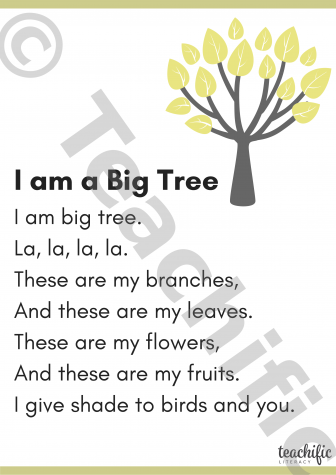 Preview image for Poems K-2: I am a Big Tree