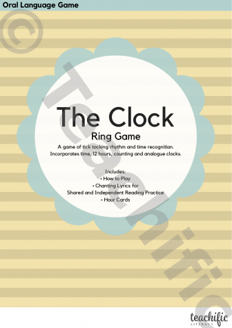 Preview image for Oral Language Games: The Clock