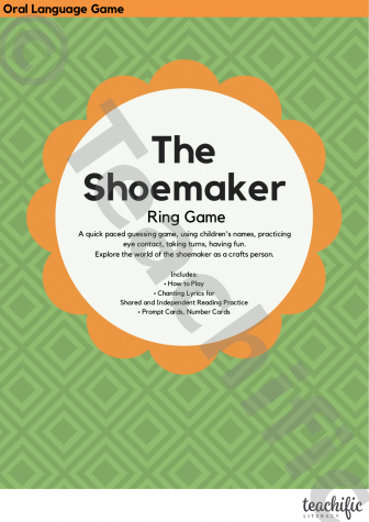 Preview image for Oral Language Games: The Shoemaker