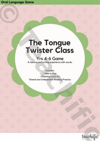 Preview image for Oral Language Games: The Tongue Twister Class